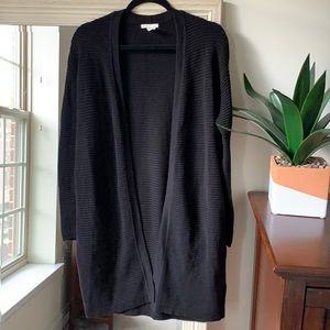 H&M black ribbed knit cardigan (size XS/S) ✨